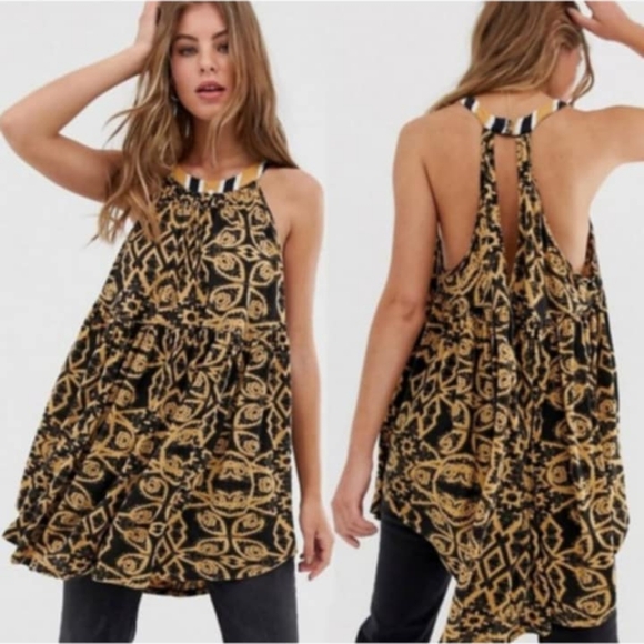 Free People Mandala Moon Tunic Dress Medium - Picture 2 of 16